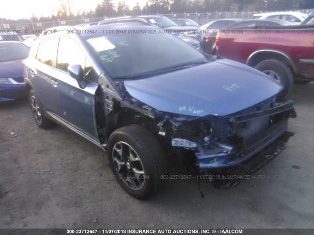 JF2GTADC5JH252153 - 2018 SUBARU CROSSTREK PREMIUM ლურჯი ფოტო 1