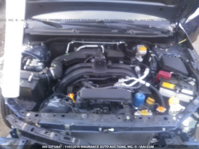 JF2GTADC5JH252153 - 2018 SUBARU CROSSTREK PREMIUM ლურჯი ფოტო 10