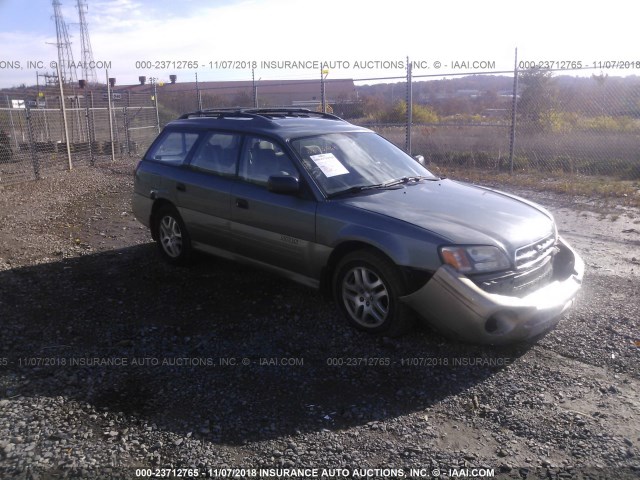 4S3BH675527632573 - 2002 SUBARU LEGACY OUTBACK AWP 绿色 照片 1