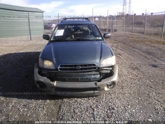 4S3BH675527632573 - 2002 SUBARU LEGACY OUTBACK AWP 绿色 照片 6