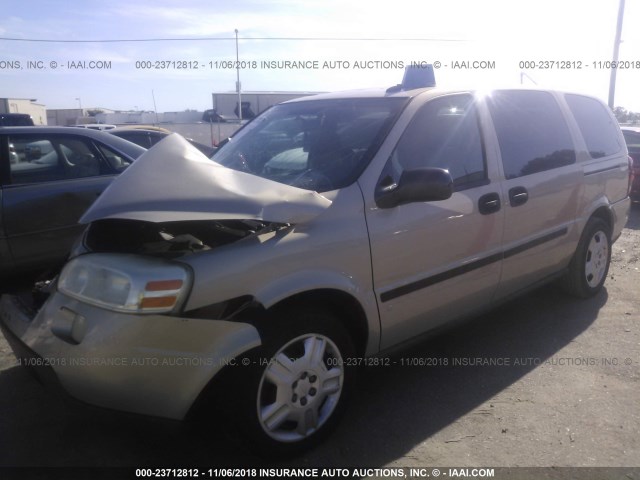 1GNDV23WX8D146514 - 2008 CHEVROLET UPLANDER LS GOLD photo 2