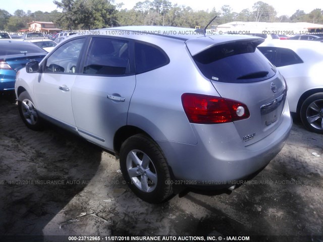 JN8AS5MT2CW292448 - 2012 NISSAN ROGUE S/SV SILVER photo 3