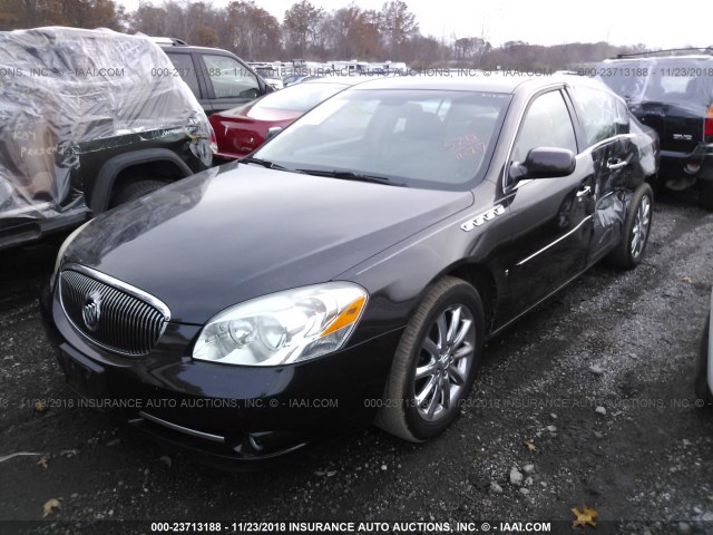 1G4HE57Y48U141392 - 2008 BUICK LUCERNE CXS BROWN photo 2