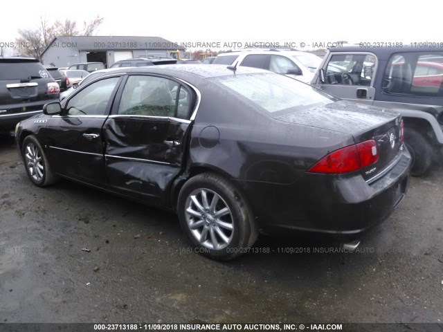 1G4HE57Y48U141392 - 2008 BUICK LUCERNE CXS BROWN photo 3