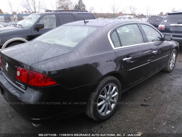 1G4HE57Y48U141392 - 2008 BUICK LUCERNE CXS BROWN photo 4