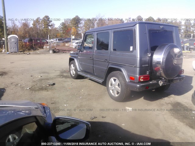 WDCYR49E68X173128 - 2008 MERCEDES-BENZ G 500 GRAY photo 3