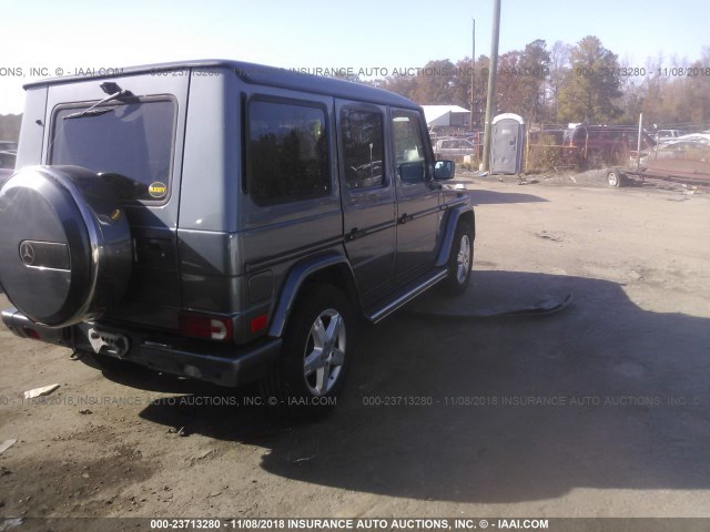 WDCYR49E68X173128 - 2008 MERCEDES-BENZ G 500 GRAY photo 4