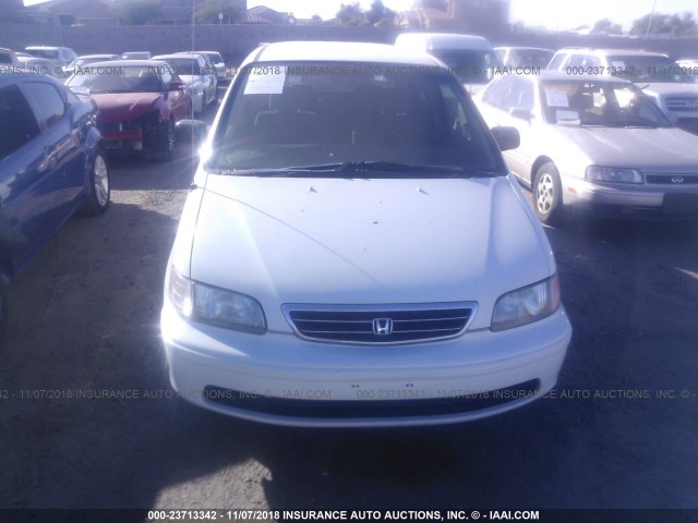 JHMRA3866WC012416 - 1998 HONDA ODYSSEY LX/EX WHITE photo 6