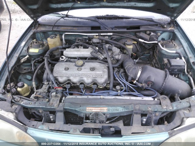 1FALP10P7VW268663 - 1997 FORD ESCORT GREEN photo 10