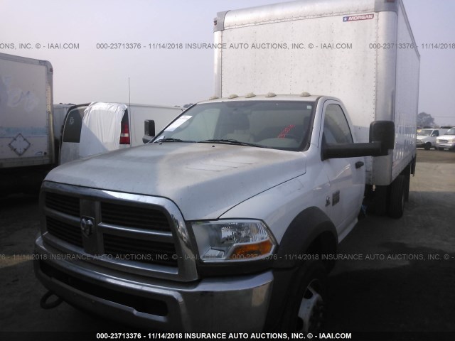 3C7WDMDL8CG166120 - 2012 DODGE RAM 5500 ST/SLT WHITE photo 2