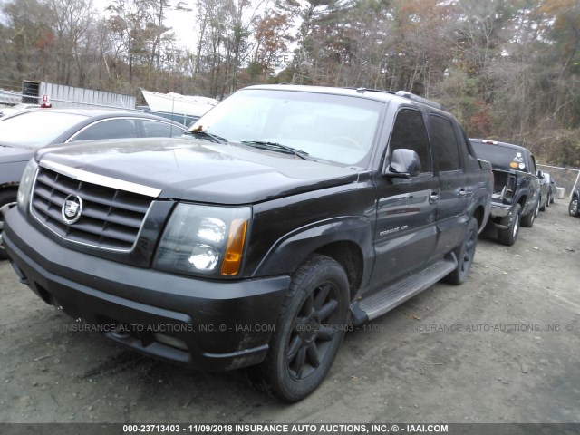 3GYEK63N22G327311 - 2002 CADILLAC ESCALADE EXT BLACK photo 2