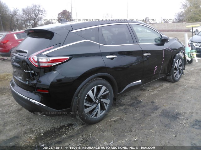 5N1AZ2MG2JN167523 - 2018 NISSAN MURANO S/SL/SV/PLATINUM BLACK photo 4