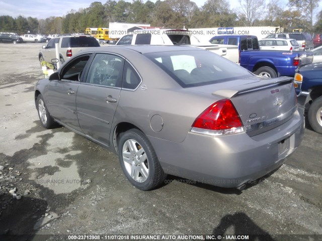 2G1WC581369167181 - 2006 CHEVROLET IMPALA LT BROWN photo 3