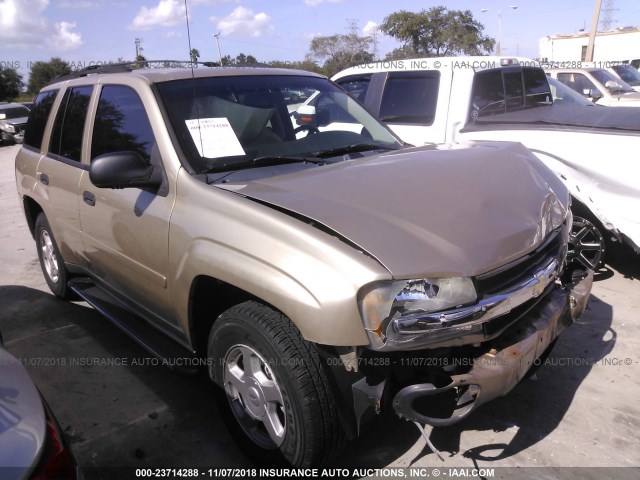 1GNDT13S062169385 - 2006 CHEVROLET TRAILBLAZER LS/LT GOLD photo 1