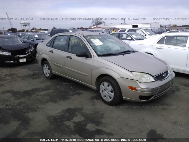 1FAFP34N57W236198 - 2007 FORD FOCUS ZX4/S/SE/SES Қоңыр фото 1