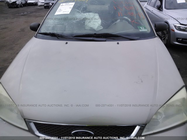 1FAFP34N57W236198 - 2007 FORD FOCUS ZX4/S/SE/SES Қоңыр фото 10