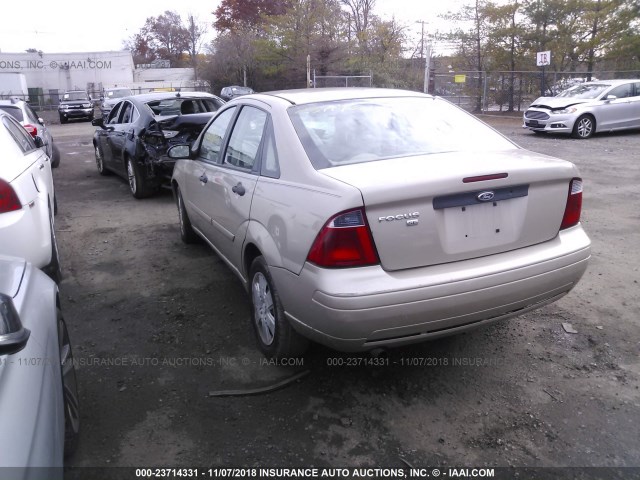 1FAFP34N57W236198 - 2007 FORD FOCUS ZX4/S/SE/SES Қоңыр фото 3