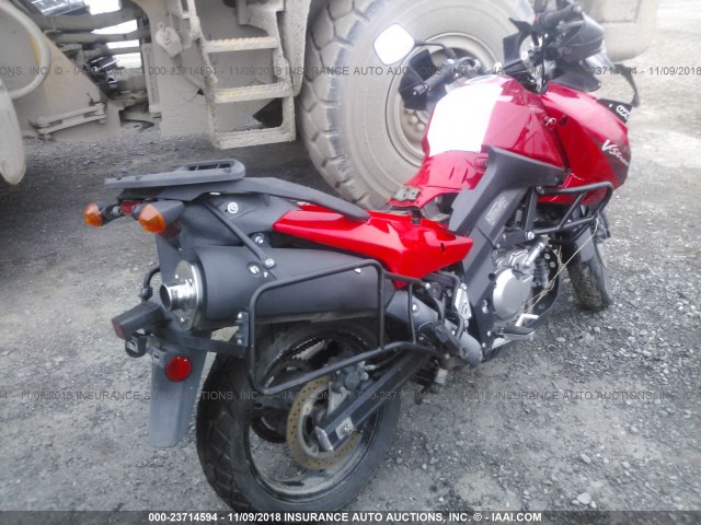 JS1VP54A762102548 - 2006 SUZUKI DL650 K RED photo 4