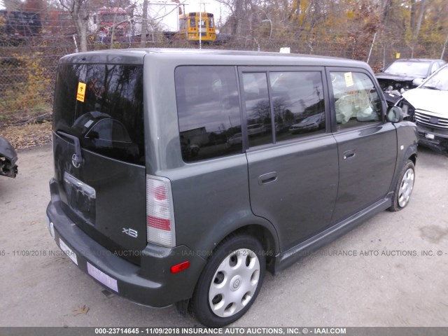 JTLKT324250216610 - 2005 TOYOTA SCION XB Сұр фото 4