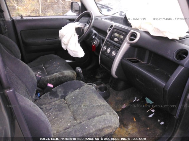 JTLKT324250216610 - 2005 TOYOTA SCION XB Сұр фото 5