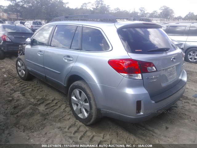 4S4BRCKC7C3278853 - 2012 SUBARU OUTBACK 2.5I LIMITED SILVER photo 3