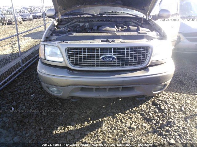 1FMPU18L11LB40111 - 2001 FORD EXPEDITION EDDIE BAUER ოქროსფერი ფოტო 6