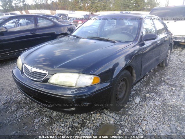 1YVGF22C6X5867006 - 1999 MAZDA 626 ES/LX BLACK photo 2