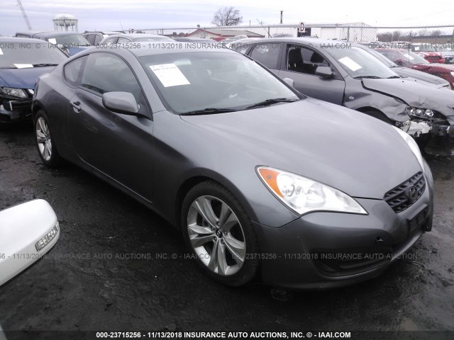 KMHHT6KD6AU036648 - 2010 HYUNDAI GENESIS COUPE 2.0T GRAY photo 1