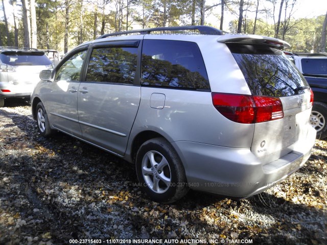 5TDZA23C14S076187 - 2004 TOYOTA SIENNA CE/LE SILVER photo 3