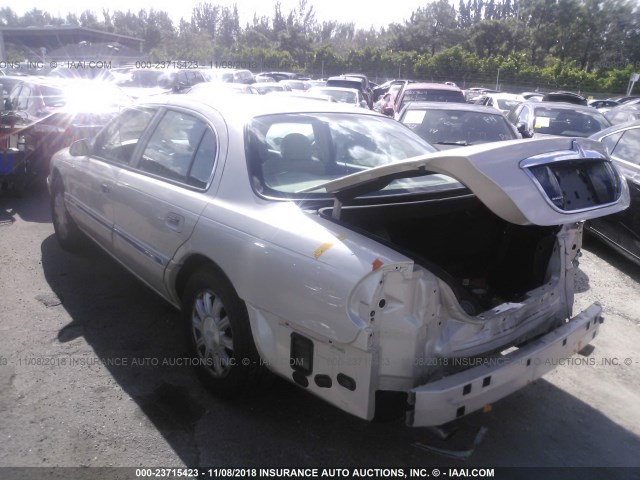 1LNHM97V41Y730201 - 2001 LINCOLN CONTINENTAL  Қоңыр фото 3