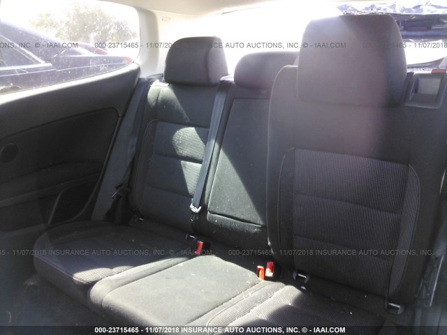 WVWAA7AJ7BW042327 - 2011 VOLKSWAGEN GOLF SILVER photo 8