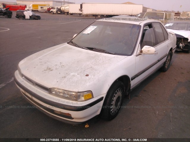 JHMCB7669MC088366 - 1991 HONDA ACCORD EX/EX-R WHITE photo 2