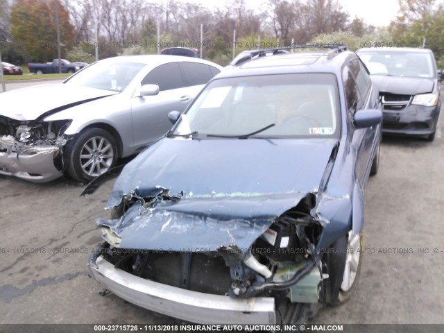 4S4BP62C167364034 - 2006 SUBARU LEGACY OUTBACK 2.5I LIMITED BLUE photo 6