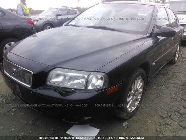 YV1TS94D8Y1121724 - 2000 VOLVO S80 BLACK photo 2