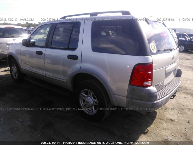 1FMZU62K22ZC82861 - 2002 FORD EXPLORER XLS SILVER photo 3