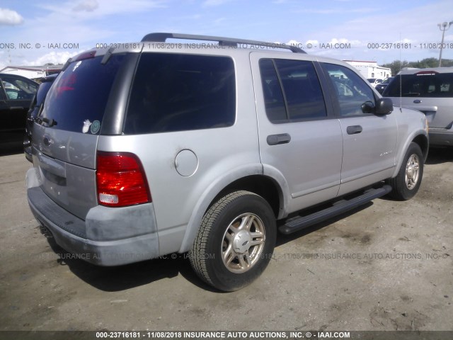 1FMZU62K22ZC82861 - 2002 FORD EXPLORER XLS SILVER photo 4