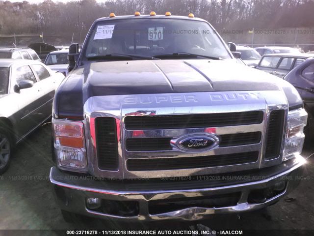 1FTWF31RX8ED66229 - 2008 FORD F350 SRW SUPER DUTY BLACK photo 6