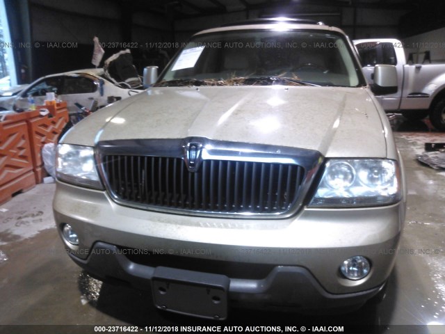 5LMEU68H24ZJ02577 - 2004 LINCOLN AVIATOR 米色 照片 6