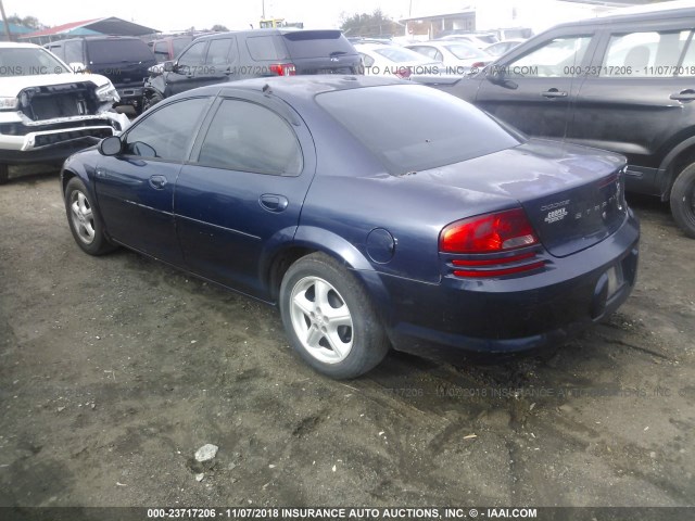 1B3EL46XX6N177130 - 2006 DODGE STRATUS SXT Dark Blue photo 3