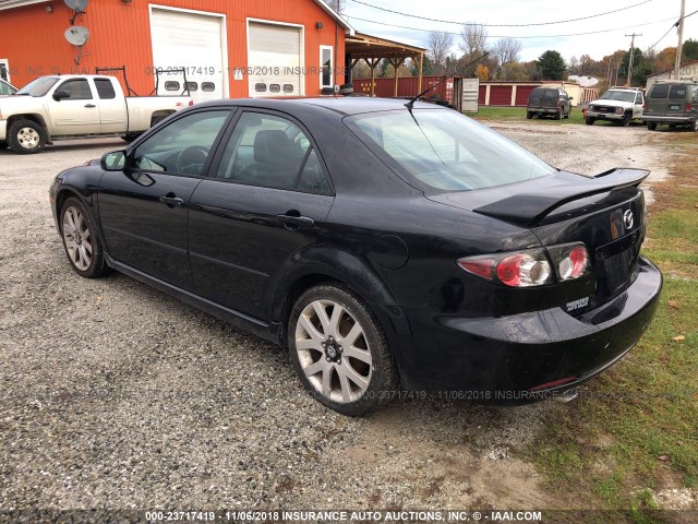 1YVHP81D085M29193 - 2008 MAZDA 6 S BLACK photo 3