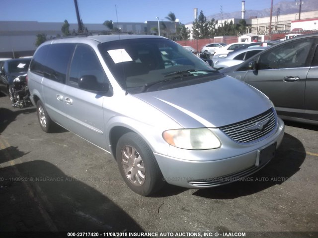 2C4GP74L81R384110 - 2001 CHRYSLER TOWN & COUNTRY EX SILVER photo 1