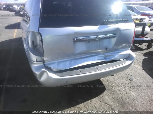 2C4GP74L81R384110 - 2001 CHRYSLER TOWN & COUNTRY EX SILVER photo 6