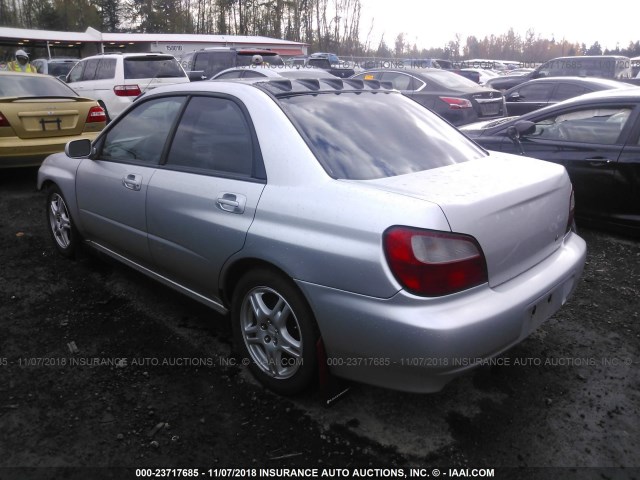 JF1GD296X3G500416 - 2003 SUBARU IMPREZA WRX SILVER photo 3