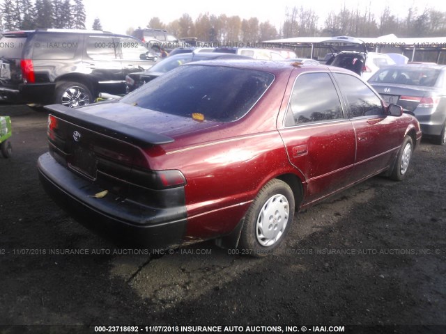 4T1BG22K0XU463320 - 1999 TOYOTA CAMRY CE/LE/XLE 栗色 照片 4