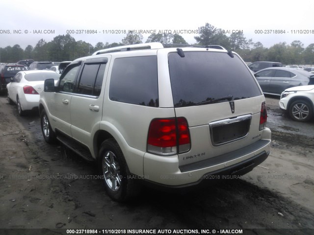 5LMEU68H95ZJ25582 - 2005 LINCOLN AVIATOR 米色 照片 3
