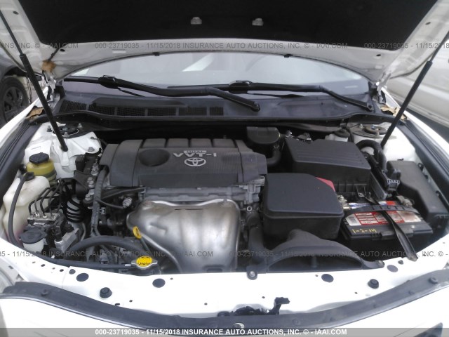 4T1BF3EK9AU549432 - 2010 TOYOTA CAMRY SE/LE/XLE თეთრი ფოტო 10