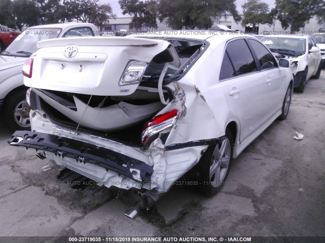 4T1BF3EK9AU549432 - 2010 TOYOTA CAMRY SE/LE/XLE თეთრი ფოტო 4