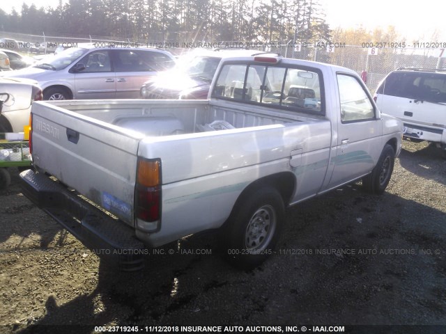 1N6SD11S7RC374973 - 1994 NISSAN TRUCK XE SILVER photo 4