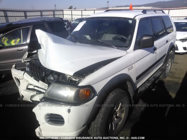 JA4MT21H23J024379 - 2003 MITSUBISHI MONTERO SPORT ES/SPORT LS WHITE photo 2