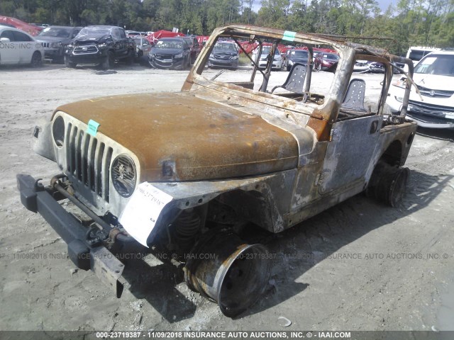 1J4FA59S51P314979 - 2001 JEEP WRANGLER / TJ SAHARA GRAY photo 2